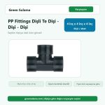Poelsan PP Fittings Dişli Te Dişi Dişi Dişi 4" x 4" x 4" Poelsan PP Fittings Dişli Malzemeler ürün görseli