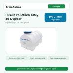 Pusula Polietilen Yatay Su Depoları – 500lt / Mavi urun gorseli