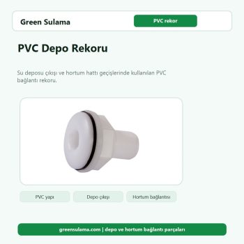 PVC Depo Rekoru hortum ve bahçe sulama aksesuarı