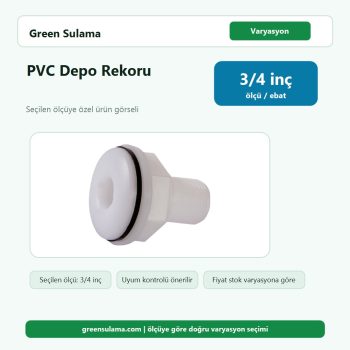 Üzümcü Pvc Depo Rekoru 3 4" Üzümcü Ek Parçalar ürün görseli