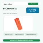Üzümcü Pvc Hortum Eki 5 8" Üzümcü Ek Parçalar ürün görseli