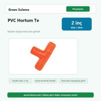 Üzümcü Pvc Hortum Te – 2″ urun gorseli
