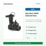 Rain Bird 100DV 1 inç solenoid vana