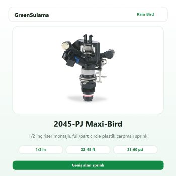 Rain Bird 2045 PJ 8 çarpmalı sprink 1/2 inç