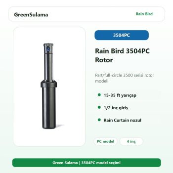 Rain Bird 3504PC rotor sulama başlığı