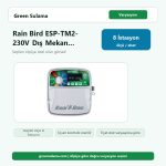 Rain Bird ESP TM2 230V Dış Mekan Kontrol Üniteleri 8 Rain Bird Elektrikli Kontrol Ünitesi ürün görseli