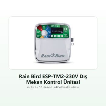 Rain Bird ESP-TM2-230V dış mekan sulama kontrol ünitesi
