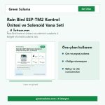 Rain Bird ESP-TM2 Kontrol Ünitesi ve Solenoid Vana Seti hazır set görseli