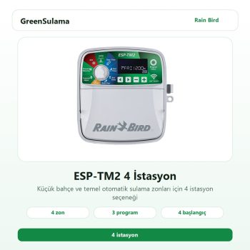 Rain Bird ESP-TM2I 4 istasyon kontrol ünitesi