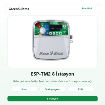 Rain Bird ESP TM2I 230 İç Mekan Kontrol Üniteleri 8 Rain Bird Elektrikli Kontrol Ünitesi ürün görseli