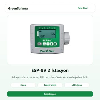 Rain Bird ESP9VI Pilli Kontrol Üniteleri 2 Rain Bird Otomatik Sulama Sistemleri ürün görseli