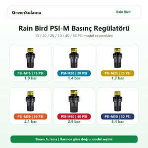 rain bird psi m basinc regulatoru ayri v3