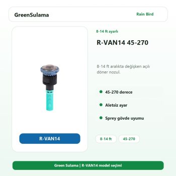 Rain Bird R-VAN14 45 270 derece döner nozul