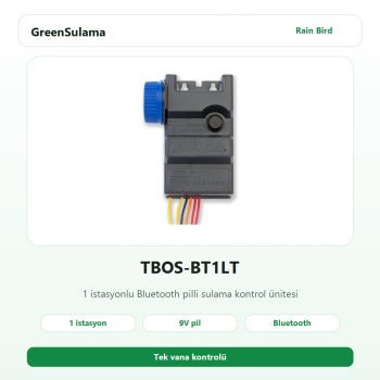 Rain Bird TBOS-BT1LT 1 istasyon Bluetooth pilli kontrol ünitesi