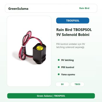 Rain Bird TBOSPSOL 9V latching solenoid bobini
