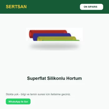 Sertsan Süperflat Silikonlu Hortum ön sipariş görseli