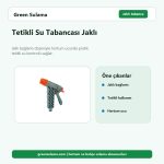 Tetikli Su Tabancası Jaklı hortum ve bahçe sulama aksesuarı