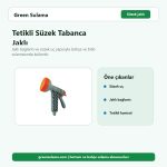 Tetikli Süzek Tabanca Jaklı hortum ve bahçe sulama aksesuarı