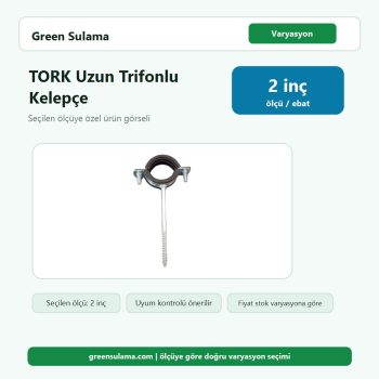 TORK Uzun Trifonlu Doğalgaz Kelepçesi | 1/2″–4″ – 2″ urun gorseli