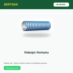 Sertsan Vidanjör Hortumu ön sipariş görseli