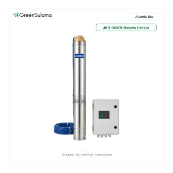 Atlantis Blu 4KR 10/07M 4 İnç Motorlu Panolu Dalgıç Pompa ürün görseli - Green Sulama