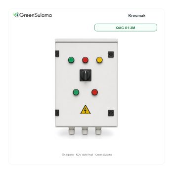 Kresmak QAG S1-3M Tek Pompalı Hidrofor Seti Panosu (Klasik) ürün görseli - Green Sulama