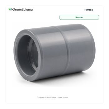 Pimtaş UH-PVC Yapıştırma Muflu Manşon ürün görseli - Green Sulama