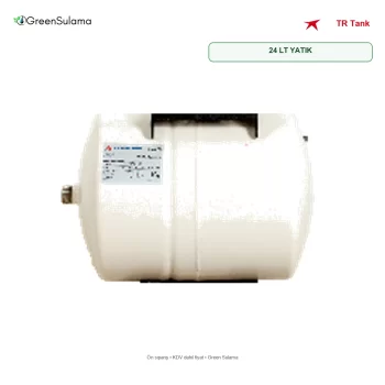 TR Tank 24 LT YATIK Sabit Membranlı Yatık Hidrofor Tankı ürün görseli - Green Sulama