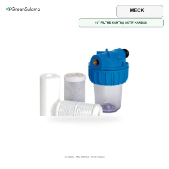 Ankara Bahçe Bakım Hizmetleri 4 MECK 10" FİLTRE KARTUŞ AKTİF KARBON Filtre Kartuşu urun gorseli - Green Sulama