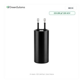 MECK 233-280 uF 220 ACV Start Kondansatör urun gorseli - Green Sulama