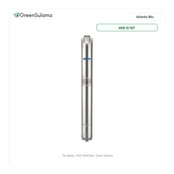 Atlantis Blu 4KR 6/18T 4 İnç Dalgıç Pompa ürün görseli - Green Sulama