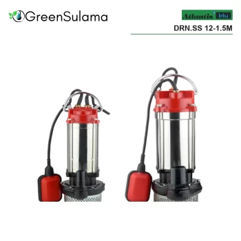 Atlantis Blu DRN.SS 12-1.5M Paslanmaz Dış Gövdeli Çok Amaçlı Drenaj Pompası ürün görseli - Green Sulama
