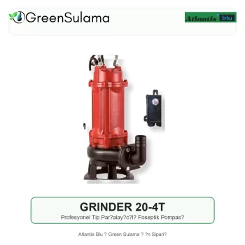 Atlantis Blu GRINDER 20-4T Profesyonel Tip Parçalayıcılı Foseptik Pompası ürün görseli - Green Sulama