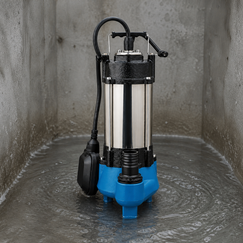 Atlantis Blu DP180M Flatörlü Küçük Gövdeli Pis Su Pompası