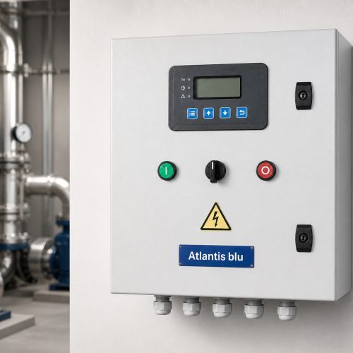 Atlantis Blu KRS hidrofor kontrol panosu - Duvara monte sinematik ana görsel