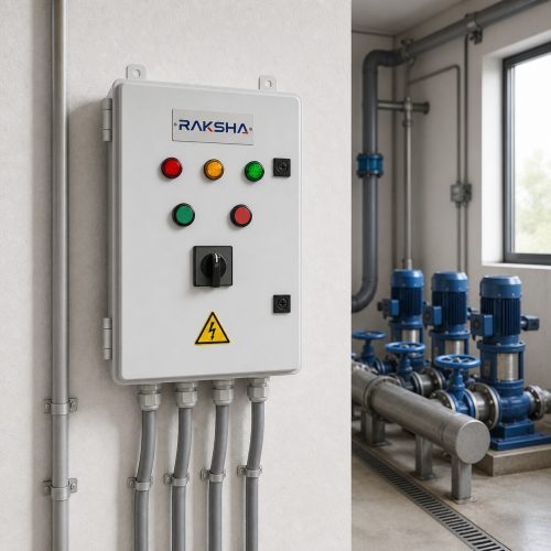 RAKSHA KRES.TRİF 1-5.5HP QAG Dalgıç Pompa Elektrik Panosu (QAG Malzemeli)