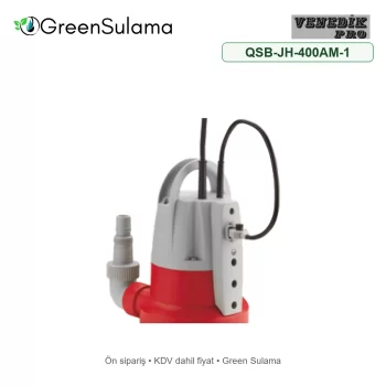 Venedik Pro QSB-JH-400AM-1 Plastik Gövdeli Temiz Su Drenaj Pompası ürün görseli - Green Sulama
