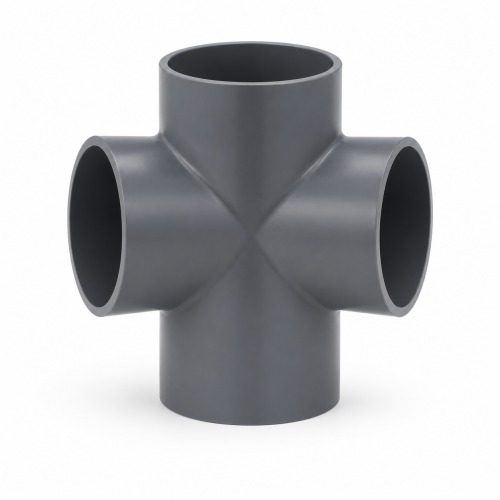 Pimtaş UH-PVC Yapıştırma Muflu 90° Kruva (İstavroz) - 400