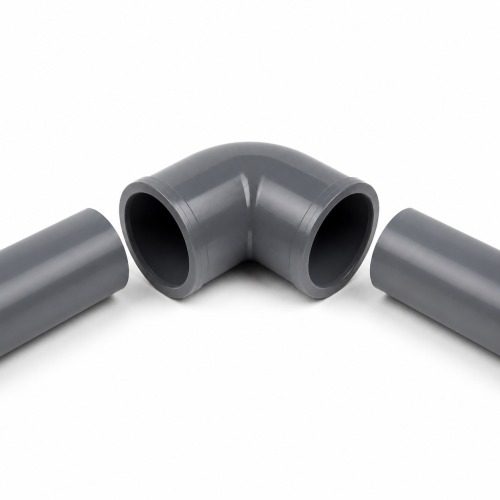 Pimtaş UH-PVC 90° Yapıştırma Muflu Dirsek – Ürün