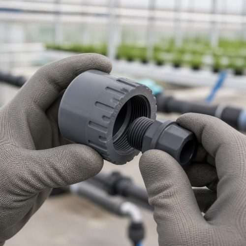 Pimtaş UH-PVC Çift Taraf İçten Dişli Redüksiyonlu Adaptör – Tarımsal Uygulama