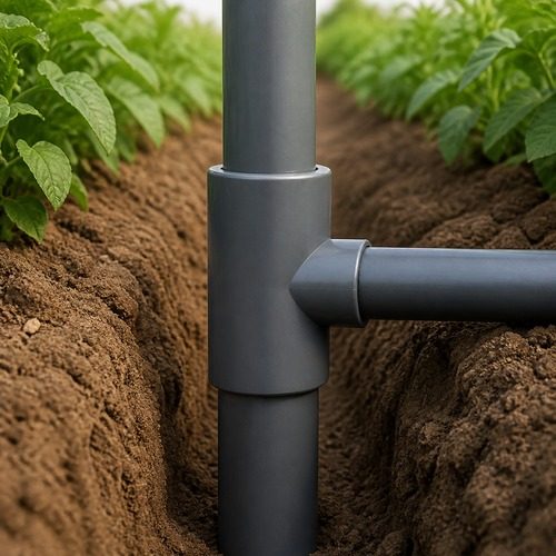 Pimtaş UH-PVC Yapıştırma Muflu İnegal Te tarımsal sulama uygulaması