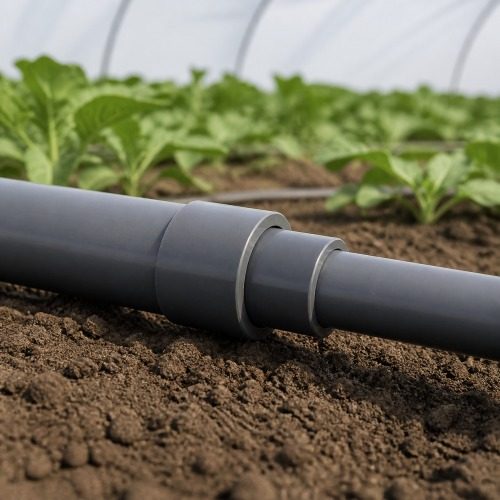Pimtaş UH-PVC yapıştırma muflu redüksiyon tarımsal sulama uygulaması