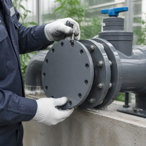 Pimtaş UH-PVC Yapıştırma Muflu Kör Flanş – Ürün