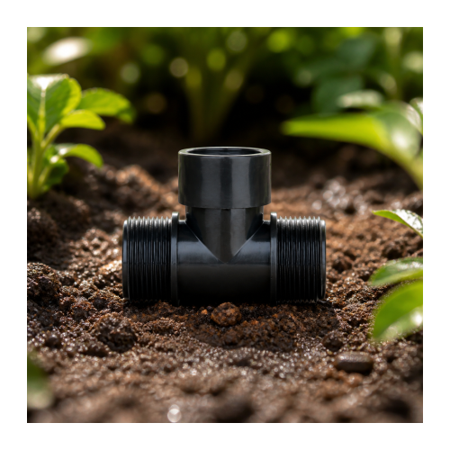 Poelsan Dişli Bağlantı Erkek Dişi Erkek Te - 1 ½" x 1 ¼" x 1 ½"