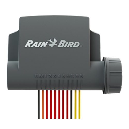 Rain Bird ESPBAT-BT 9V 6 istasyonlu Bluetooth kontrol ünitesi bahçede sinematik görünüm