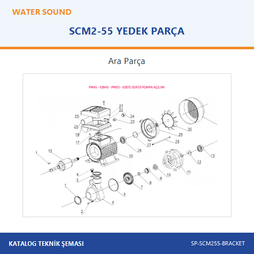 SP-SCM255-BRACKET